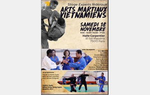 STAGE NATIONAL  AMV (STAGE TECHNIQUE, COMBAT,ARBITRAGE,INTERNE) 